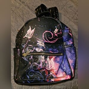 Y2K Galaxy Butterfly Mini Backpack Kawaii Space Fairycore Hot Topic Style